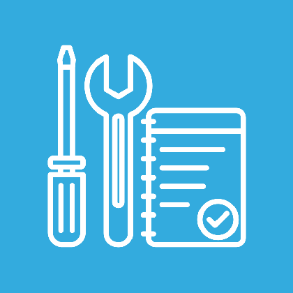 Tools and checklist illustration